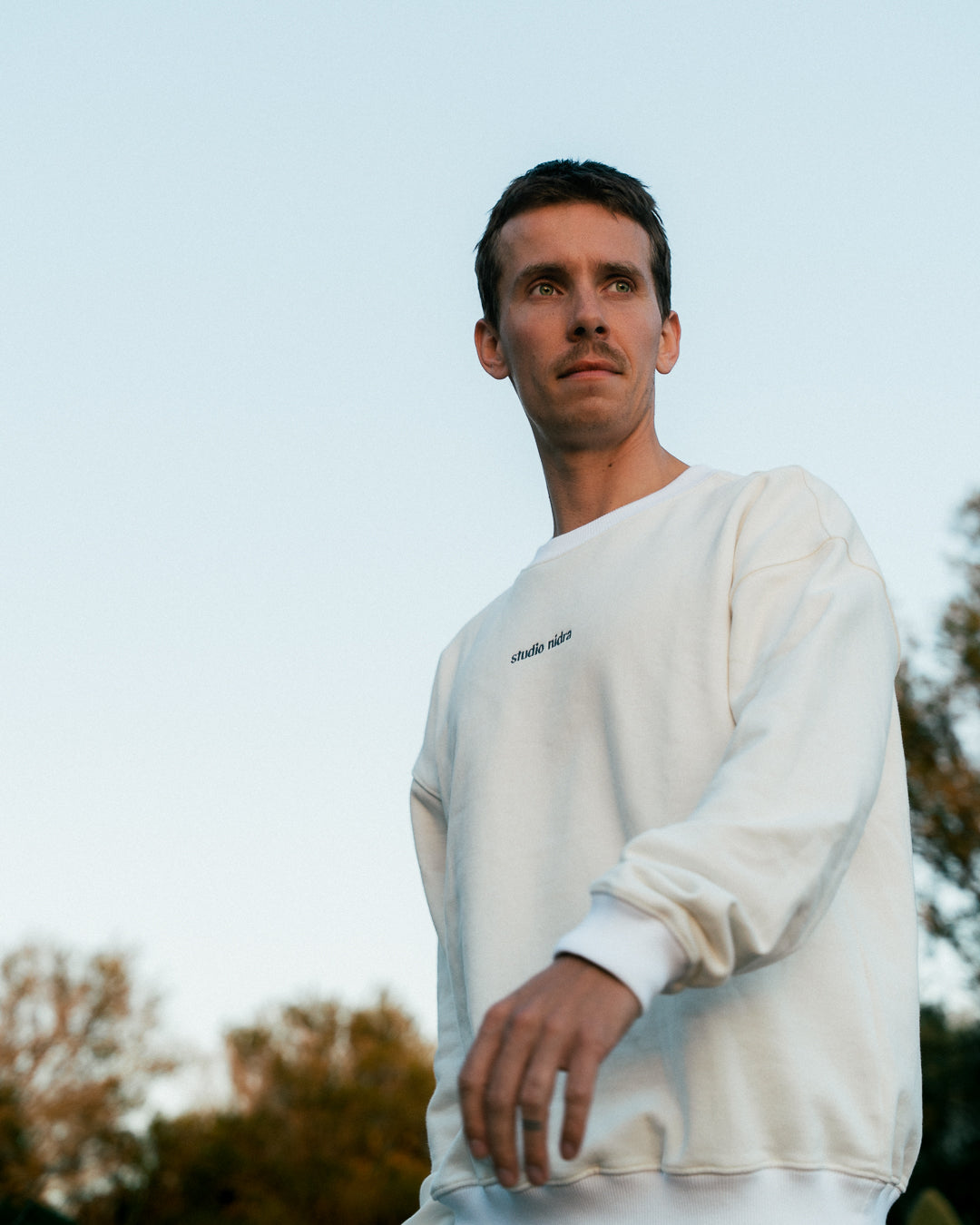 CREW SWEATSHIRT PEACHTECH™ MARSHMALLOW WHITE